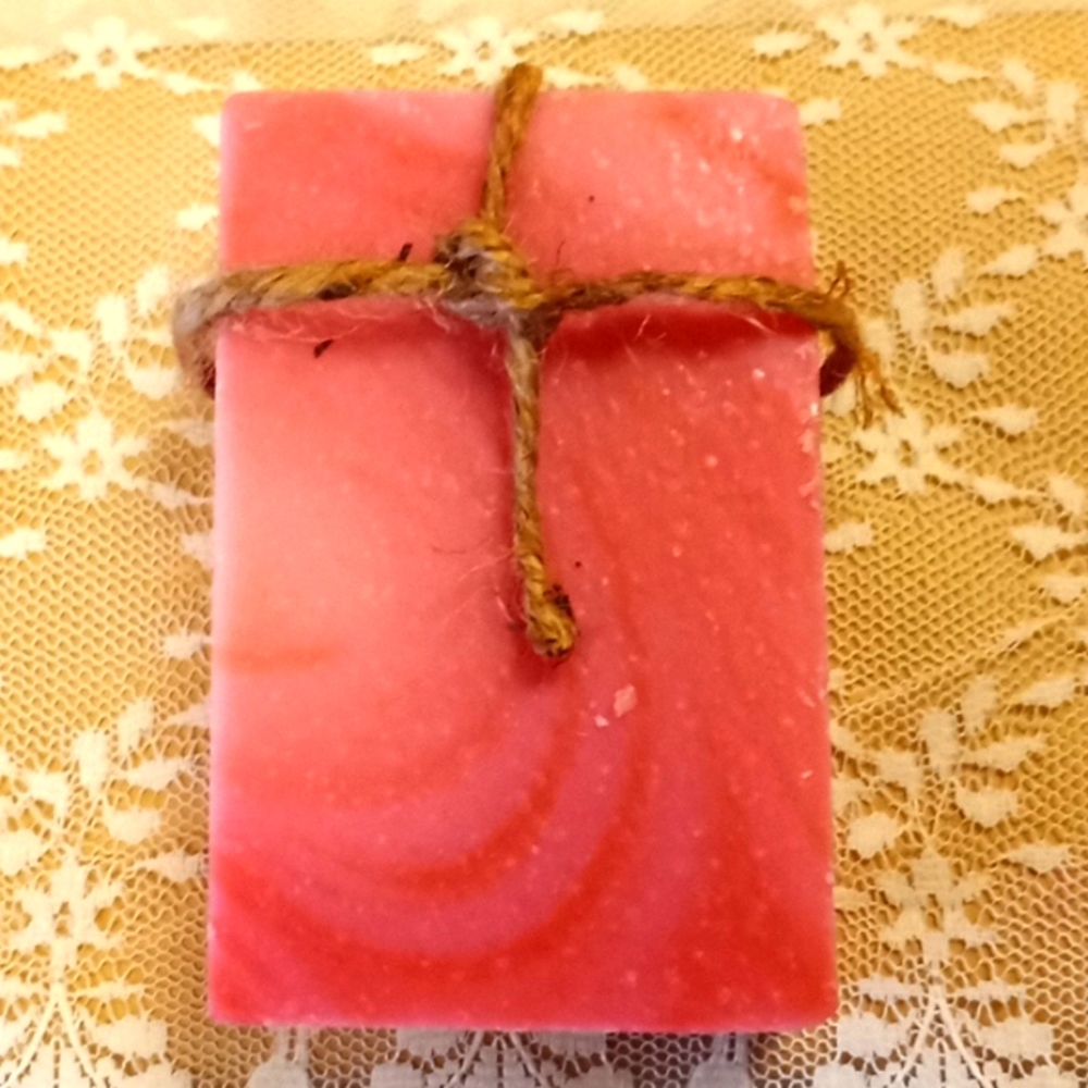 Candy Cane Cold Process Soap Bar - Picture 1 of 8